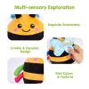 hahaland Baby Toy for 6 + 12 18 Months  Crawling Musical Dancing Bouncing Learning Bee Plush, Interactive Tummy Time Toy for 1 2 3 Year Old Boys Girls view 4