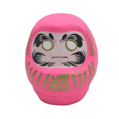 (Castle Enterprise) Japanese Lucky Lucky Dharma Pink (Length 2.3 inches (5.8 cm)