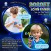 Astronaut Walkie Talkies, 3000 FT Talk Range, Robots Toys for Kids 2Pack, Space Toys Birthday Gifts for 3 4 5 6 7 8 9 10 Year Old, Voice Interactive Gift for Boys & Girls,Top With Handheld Flashlight. view 4