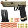 Shell Ejecting Toy Gun, Semi-Automatic Kids Toy Pistol with Ejecting Shells, Soft Bullet Toy Guns for Boys 8-12, Outdoor Shooting Games Educational Model view 1
