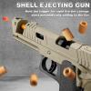 Shell Ejecting Toy Gun, Semi-Automatic Kids Toy Pistol with Ejecting Shells, Soft Bullet Toy Guns for Boys 8-12, Outdoor Shooting Games Educational Model view 4