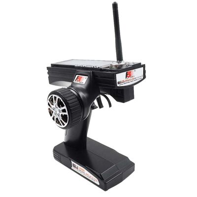 getuse Flysky FS-GT3B 3CH 2.4GHz AFHDS RC Transmitter with Receiver for Cars/Boats, LCD Display, Ergonomic Design (Black)
