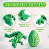 Flavery 6 Pack 3D Printed Dragon in Egg - Mini 3D Eggs with Dragon Inside, Cute Fidget Toy, Birthday Gift, Desk Pet Figure, Easter Basket Essentials (6B1) view 4