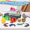 Flavery 12 Pack 3D Printed Dragon Eggs with Dragon Inside, Easter Basket Stuffers, Cute Fidget Toy, Birthday Gift, Desk Pet Figure view 2