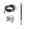 915MHz Lora Antenna 5.8dBi 3DFB Low Loss Cable for Meshtastic Nebra Bobcat 300 Cal-Chip RAK V2 Syncrobit SenseCAP M1 Helium HNT Miner Hotspot Gateway (Gray, 35CM) view 1