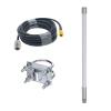 915MHz Lora Antenna 5.8dBi 3DFB Low Loss Cable for Meshtastic Nebra Bobcat 300 Cal-Chip RAK V2 Syncrobit SenseCAP M1 Helium HNT Miner Hotspot Gateway (White, 55CM) view 1