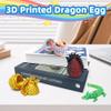 Flavery 4 Pack 3D Printed Dragon Egg - Mini Eggs with Dragon Inside, Cute Classroom Prizes, Party Favors, Surprise Gift for Birthday, Easter, Christmas, Cool Figurine Decor for Kids and Adults(4B1) view 3