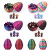 28-Piece DND Dice Set with 4Pcs 3D Printed Dragon Eggs - Fidget Toys, RPG Polyhedral Dice for DND MTG, Includes Gift Box view 1