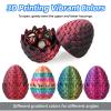 28-Piece DND Dice Set with 4Pcs 3D Printed Dragon Eggs - Fidget Toys, RPG Polyhedral Dice for DND MTG, Includes Gift Box view 2