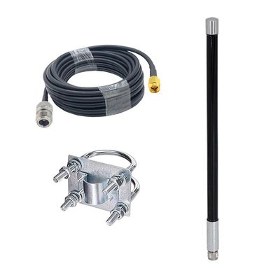915MHz Lora Antenna 5.8dBi 3DFB Low Loss Cable for Meshtastic Nebra Bobcat 300 Cal-Chip RAK V2 Syncrobit SenseCAP M1 Helium HNT Miner Hotspot Gateway (Black, 55CM)