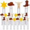 Civaner 36pcs Western Cowboy Party Bubble Wands Bubble Mini Wands Tube Bulk Theme Maker Gifts Goody Bag Stuffers Birthday Crafts view 1