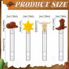 Civaner 36pcs Western Cowboy Party Bubble Wands Bubble Mini Wands Tube Bulk Theme Maker Gifts Goody Bag Stuffers Birthday Crafts view 4