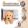 2Pcs Dog Stuffed Animals, Microwavable Stuffed Animal Adorable Fluffy Puppy Plush for Warmth, Heatable Coolable Lavender Scent Dog Plush Toys, Cute Soft Plushies for Kids & Adults Girls Boys Gifts view 3