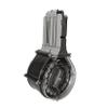 Dart Drum, High Capacity Drum Magazine Compatible with Nerf N-Strike Elite Blasters, Gray and Black, Quick-Load Design view 1
