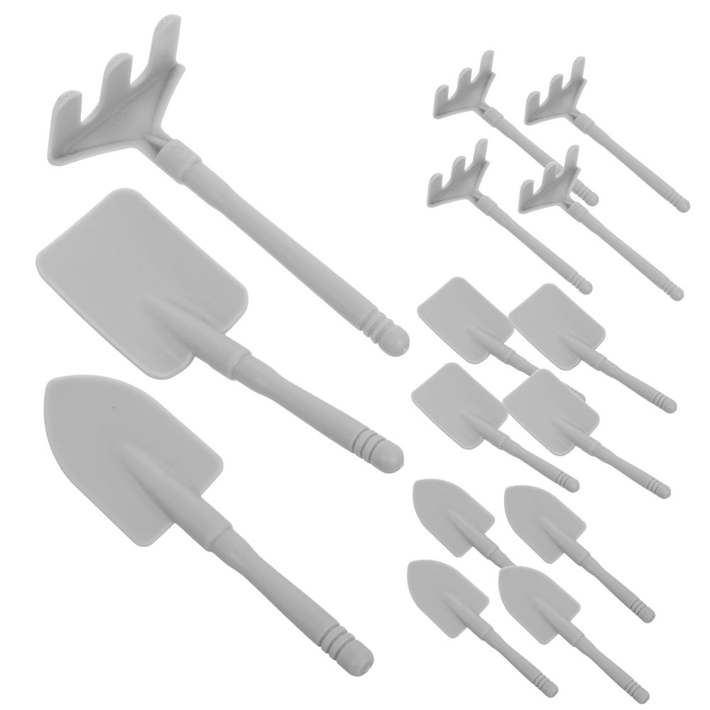 IMIKEYA 10set Boy Girl Gardening Tools Set Lightweight Shovels Rakes and Spades for Beach and Outdoor Activities Play and Planting Accessories for Boys and Girls