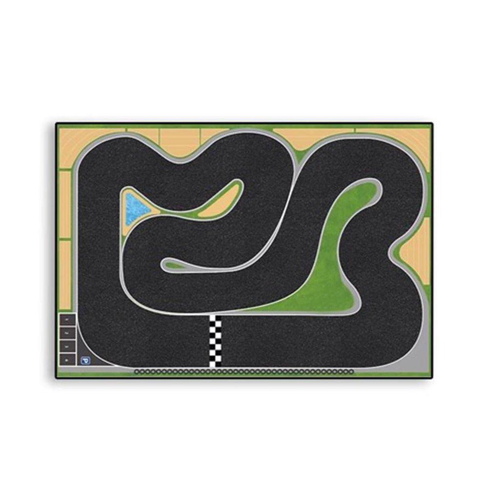 YounggDiy Race Track for 1/32 1/43 1/64 1/76 Scale RC Car Model, Toy Car Accessories (120X80CM)