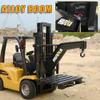 FANXMF 1/10 RC Forklift 10 Channel Remote Control Forklift with Metal Carrier Slab and Hook Arm 2.4G Fully Functional Construction Truck Engineering Vehicle with Lights Sound Heavy Duty Equipment 1577 view 3