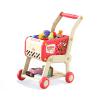 Supermarket Food Play Set 25pcs Accessories Toy Shopping Cart for Kids (RED) view 1