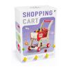 Supermarket Food Play Set 25pcs Accessories Toy Shopping Cart for Kids (RED) view 2