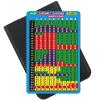 Blulu Metal Blackjack Basic Strategy Card with PU Protective Sleeve Stainless Steel Blackjack Basic Strategy for Casino Blackjack Table Set view 1