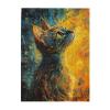 CDSASHCA 500 Piece Adult Wooden Puzzles - Talented Painting Kitty Surrounded by Finished Masterpieces,Unique Artwork,Ideal for Exercising Brain Power,Patience,and Hands-on Skills view 1
