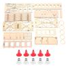 Oreilet RC Wooden Obstacle for LDRC, High Density Board, Easy to Assemble, Realistic Obstacles, Exciting RC Car Racing Adventures, Enhance Playability, No Burr Finish view 1