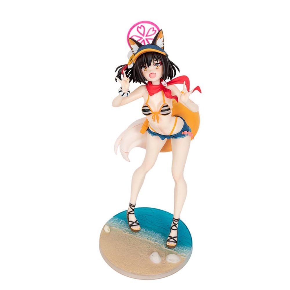 Blue Archive Kuda Izuna Swimsuits Figure 1/7 Anime Game Characters PVC Desktop Ornaments Fans Gifts 9.44IN