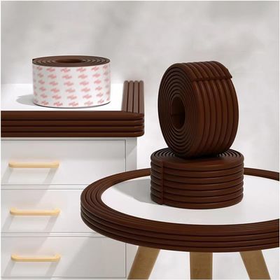 ACEFCXAUSVC Corner ProtectorsFoam Edge Protectors Sharp Edge Corner Edge Bumper Guard, Proofing Foam Set, Edge Guards Protector Adhesive, Padding for Table Edges & Sharp Corners(Brown,5m)