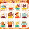 12 Pcs Thanksgiving Party Decoration Thanksgiving Fall Honeycomb Centerpieces Pumpkin Maple Leave Autumn Table Decoration 3D Double Side Truck Sweater Home Table Topper for Office Party Favor Supplies view 2