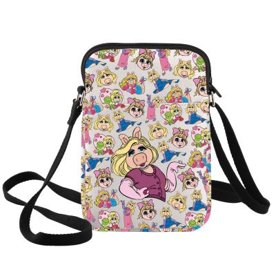 BWWKTOP Piggy Pig Crossbody Bag Kermit Frog & Piggy Fans Gift Piggy Pig Shoulder Bag Piggy & Frog Merch (Piggy XK-B)