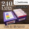 Vocabulary Flash Cards  240 Challenge A Flashcard Playing Cards Lesson 1-15 Educational Word Learning for Language Study, Memorization, Homeschool, & Classroom, Fun & Function Vocabularious Card Game view 2