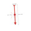 Alipis Rotating Arrow Suction Cup Pointer Diy Board Game Spinner Part Plastic Game Spinners view 2