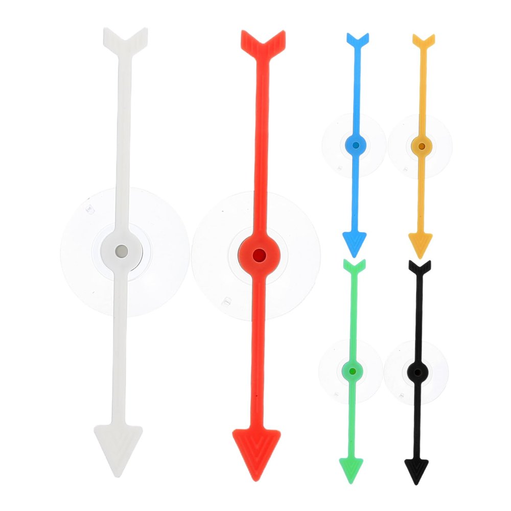 Alipis 6pcs Arrow Spinner Wheel Suction Cup for Party Games and Classroom Activities
