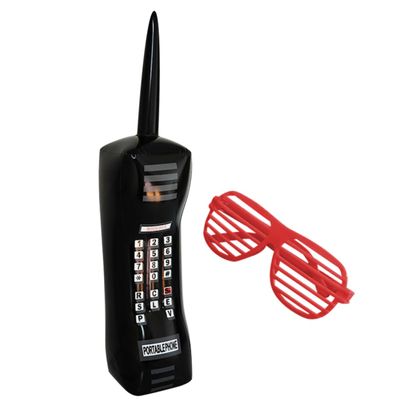 Abaodam 1set Inflatable Mobile Phone Decoration Vintage Eyeglasses Retro and Party Supplies Fun Props for Boys and Girls Events and Design for Unforgettable Celebrations