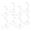 YARNOW 8pcs Doll Display Stand Action Figure Holder Flat Stable Base for Anime Collectibles view 1