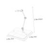 YARNOW 8pcs Doll Display Stand Action Figure Holder Flat Stable Base for Anime Collectibles view 2