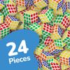 ArtCreativity Mini 3x3 Puzzle Cubes - 24 Pack - Ultra Portable Fidget Cubes for Kids and Adults - 3D Puzzle for Fidgeting, Stress Relief, and Learning - Fidget Party Favors and Goodie Bag Fillers view 4