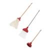 Kisangel 1set Dollhouse Bathroom Cleaning Set Miniature Mop Broom and Plunger Accessories for Dollhouse Cleaning Scenarios Tools for Miniature Home Decor view 1