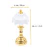 SUPVOX 8pcs Miniature Desk Lamp Realistic Dollhouse Bedside Light for Landscape Decor Stylish Mini House Table Lamp Elegant Design for Creative Photography Prop view 2