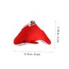 ERINGOGO 6pcs Whale Charm Stuffed Animal The Animal s Mini Lovely Pendant Stuffed Whale Pendants for Bag Adorable Cartoon Hanging Ornament Plush view 2
