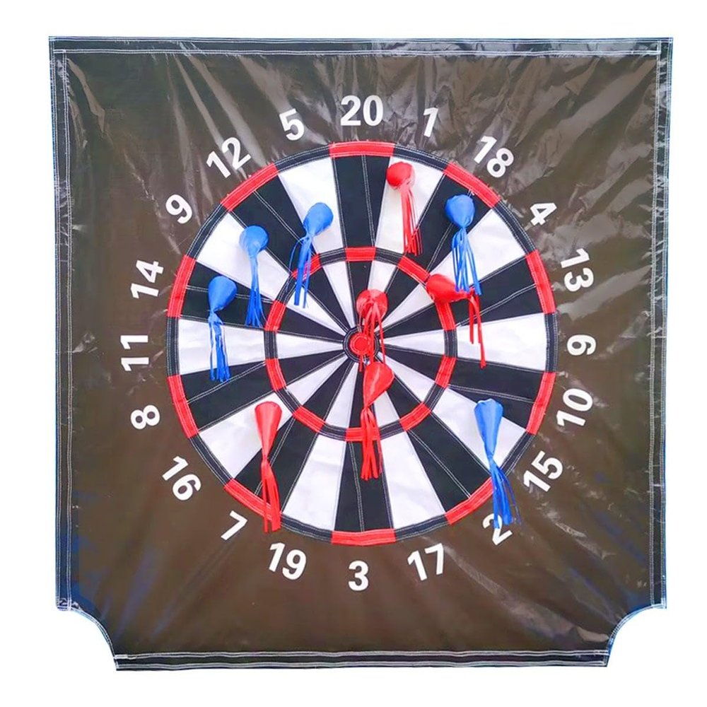 TentandTable Replacement Air Frame Game Panel | Dart Board | Ball and Bean Bag Toss Panel with Net | Use with Air Frame Game | for Backyards, Carnivals, Schools, Birthday Parties