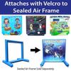 TentandTable Replacement Air Frame Game Panel | Dart Board | Ball and Bean Bag Toss Panel with Net | Use with Air Frame Game | for Backyards, Carnivals, Schools, Birthday Parties view 2