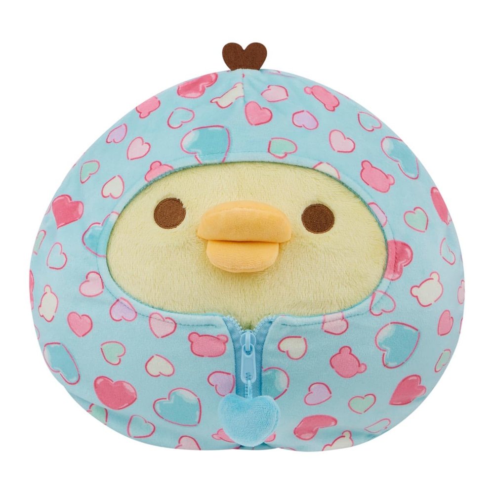 San-X Original Rilakkuma Hearts Sleeping Bag Plush - 22" Kiiroitori