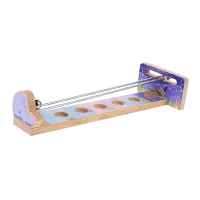 Wooden Rolling Steel Ball Board Game for Boys and Girls, Color Recognition