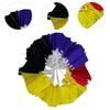 3D Fly Kite Kids Game Activity Childhood Party Outdoor s Multicolor Soft Kite for Backyard Garden Travel, 32holes 512cm view 3