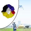 3D Fly Kite Kids Game Activity Childhood Party Outdoor s Multicolor Soft Kite for Backyard Garden Travel, 32holes 512cm view 4