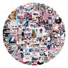 100 PCS 4th of July Stickers, Patriotic Independence Decor for Kids, Waterproof Vinyl Decals for Laptop, Bike, CarPatriotic Stickers for Kids, American Flag, USA, Party Supplies view 1