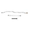 Aluminum Alloy RC Steering Links Rod for Axial RBX10 Crawler Car, Pull Tie Rod for 1/10 Off Road Tube Rack, Lightweight and High (Silver) view 1
