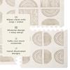 House of Noa Play Mat 4x6 Pebble Ada Set of 6 Tiles EVA Foam Play Mat for Floor, Soft Interlocking Mats for Hard Floors view 4
