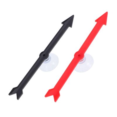 COMPUKAS 2PCS Suction Cup Arrow Spinner Game Accessories Plastic DIY Game Arrows for Board Classroom Activities and Party Fun